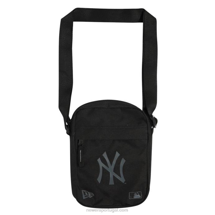 FFTN3197 New Era bolsa lateral preta new york yankees com logo