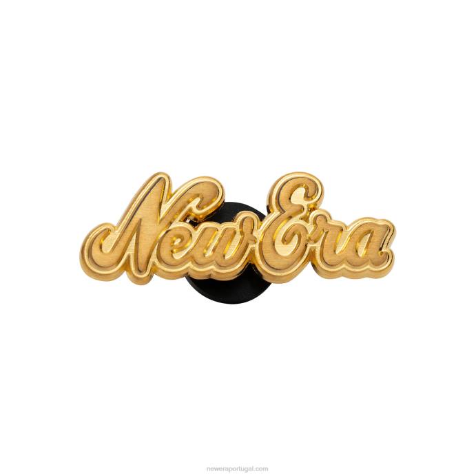 FFTN3216 New Era distintivo de alfinete de ouro de script