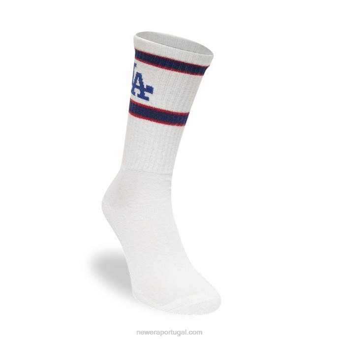 FFTN3199 New Era la dodgers mlb meias brancas premium