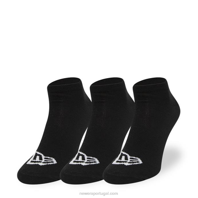 FFTN3208 New Era bandeira 3 pack tênis meias pretas