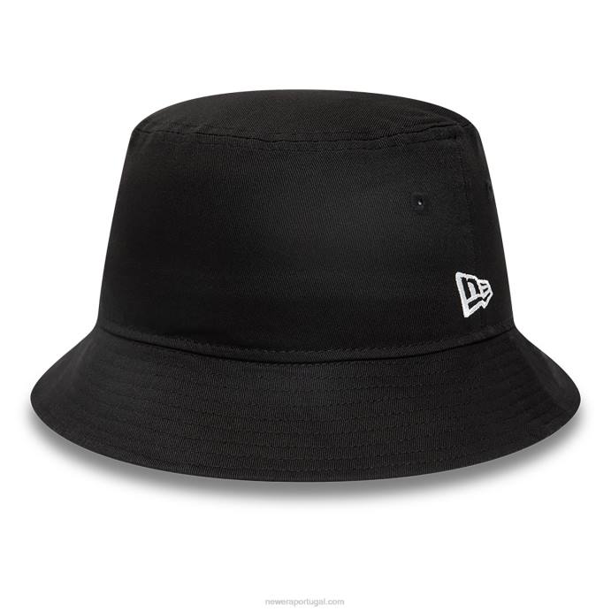 FFTN2276 New Era chapéu de balde preto essencial