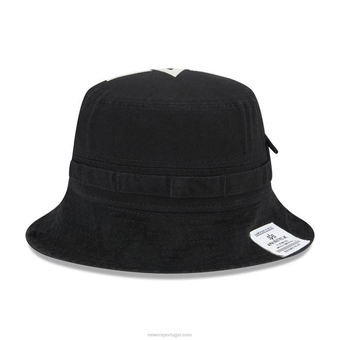 FFTN2281 New Era chapéu de balde preto de indústrias alfa