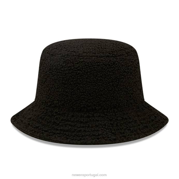 FFTN2282 New Era chapéu de balde preto borg feminino