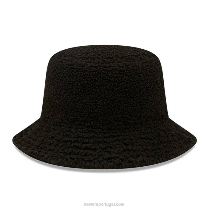 FFTN2282 New Era chapéu de balde preto borg feminino