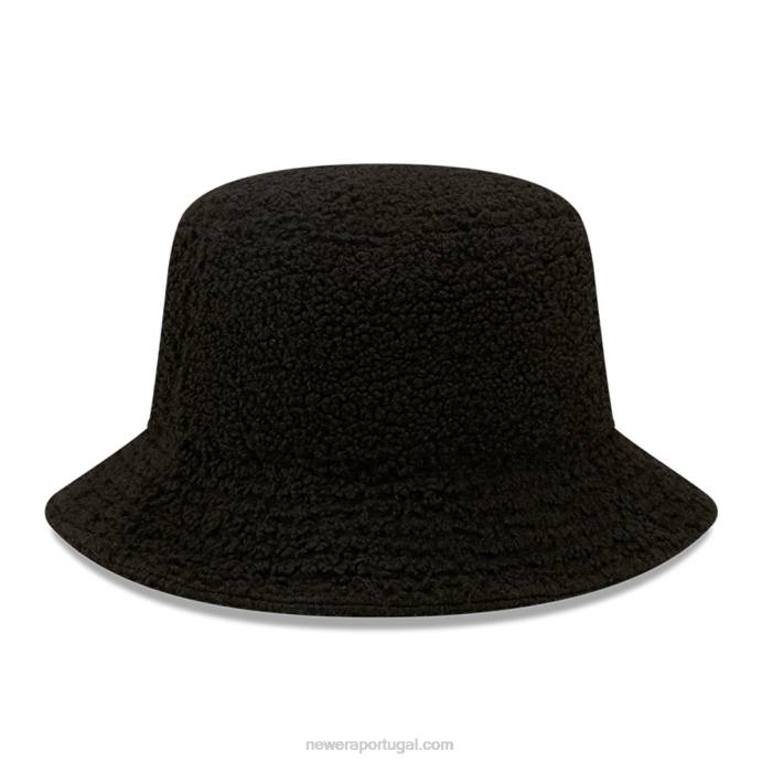 FFTN2282 New Era chapéu de balde preto borg feminino