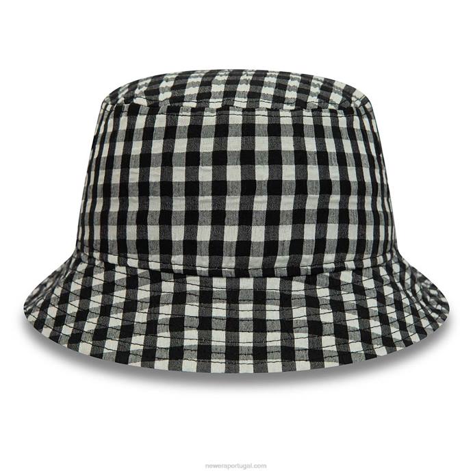 FFTN2296 New Era New York Yankees chapéu bucket feminino afunilado preto