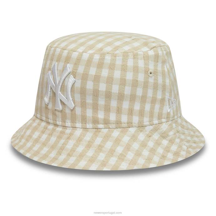 FFTN2298 New Era New York Yankees Chapéu feminino de pedra cônica em guingão