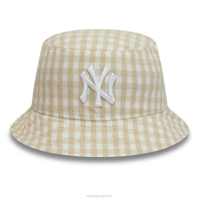 FFTN2298 New Era New York Yankees Chapéu feminino de pedra cônica em guingão
