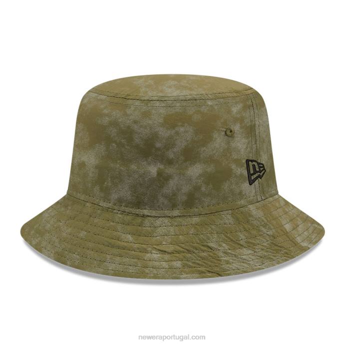 FFTN2299 New Era New York Yankees textura tie dye chapéu bucket caqui
