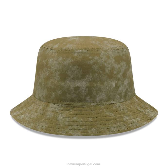 FFTN2299 New Era New York Yankees textura tie dye chapéu bucket caqui