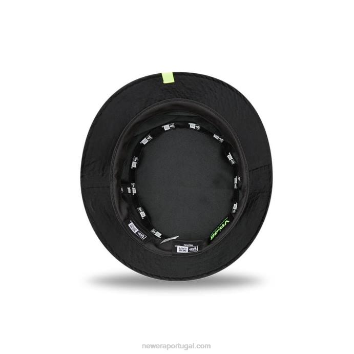 FFTN2303 New Era vr46 chapéu bucket preto com estampa geométrica