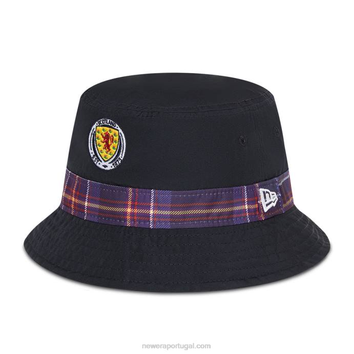 FFTN2305 New Era chapéu de balde escocês fa tartan logo marinho