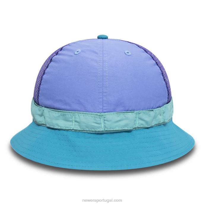 FFTN2311 New Era chapéu de balde de explorador roxo de bloco de cor de náilon