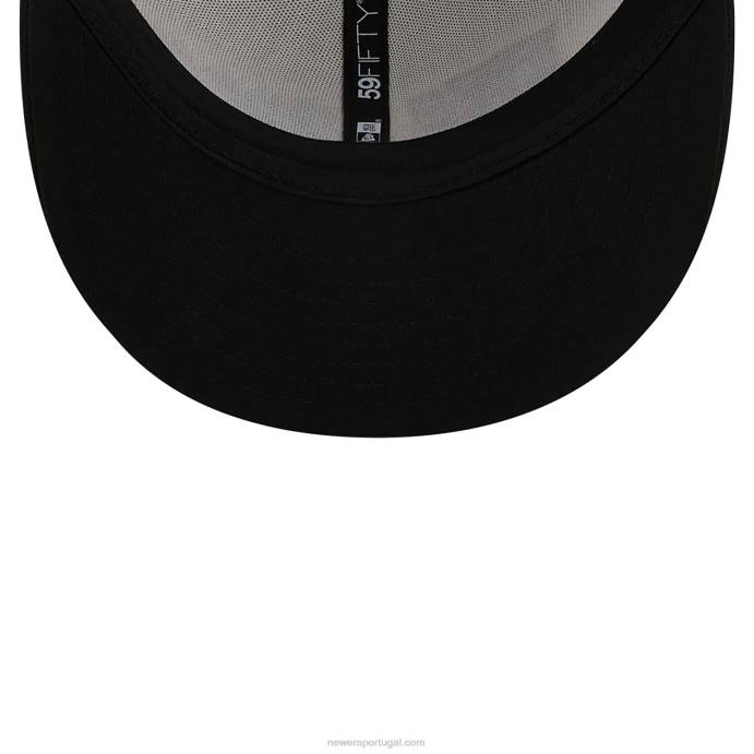 FFTN1001 New Era Boné miami heat authentics city edition branco 59fifty