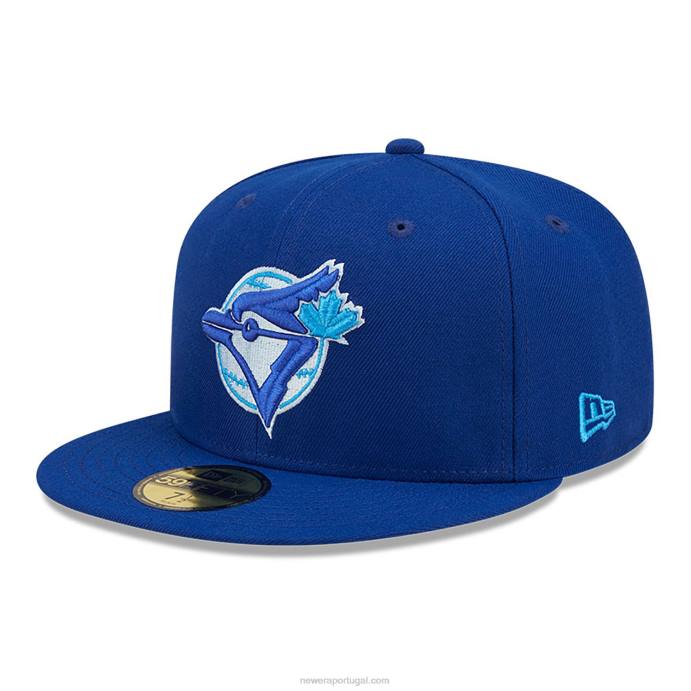 FFTN1003 New Era toronto blue jays boné monocamo azul 59fifty