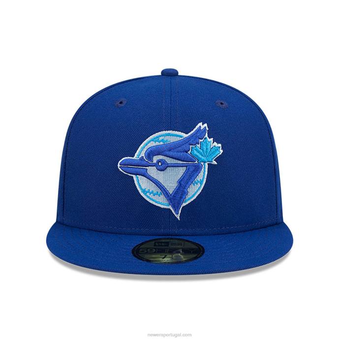 FFTN1003 New Era toronto blue jays boné monocamo azul 59fifty