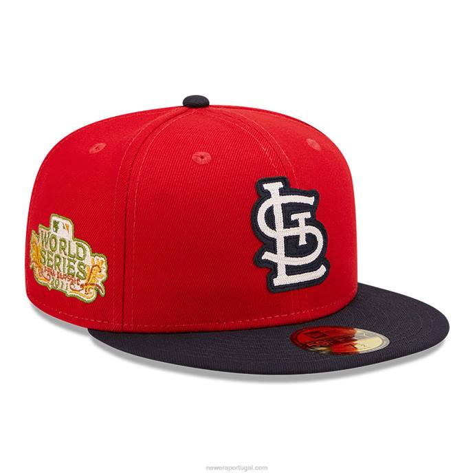 FFTN1004 New Era st louis cardeals ne letterman red 59fifty boné justo
