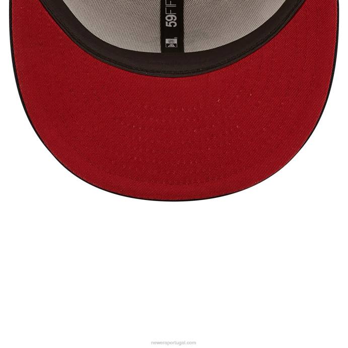FFTN1011 New Era boton red sox fall clássico branco 59fifty boné ajustado
