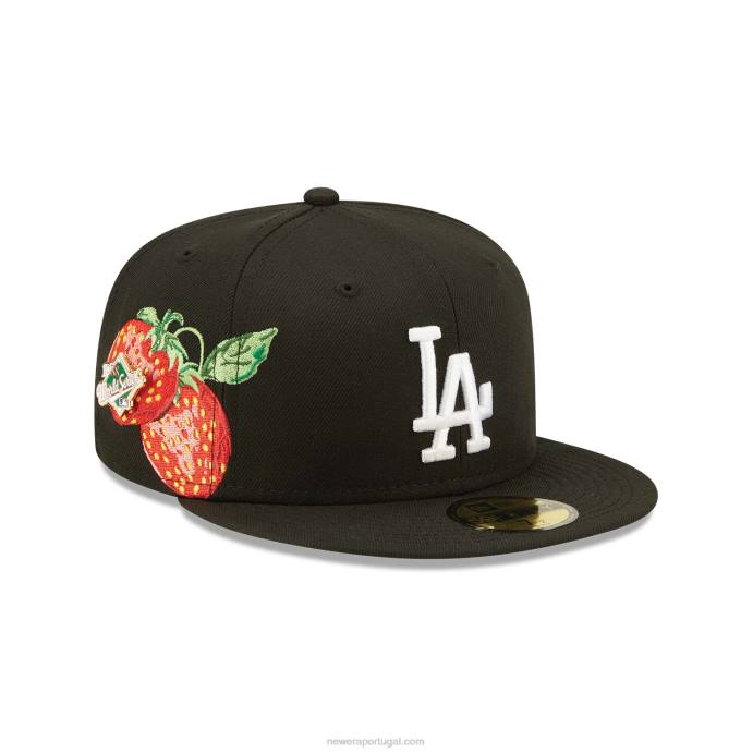 FFTN1018 New Era boné justo la dodgers fruit black 59fifty