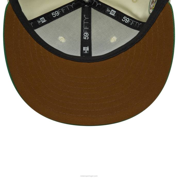FFTN101 New Era boné colorado rockies 10 anos branco cromado 59fifty