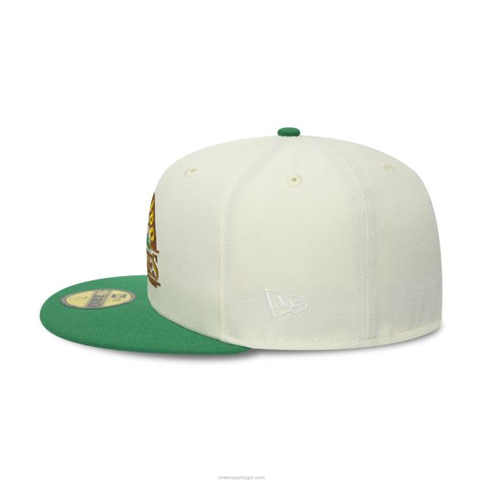 FFTN101 New Era boné colorado rockies 10 anos branco cromado 59fifty