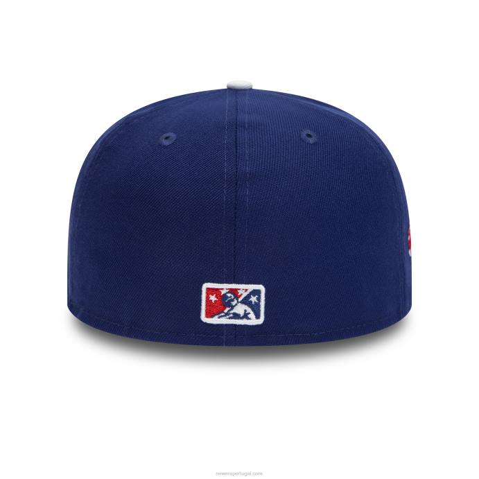 FFTN1021 New Era boné ajustado brooklyn cyclones milb azul royal escuro 59fifty