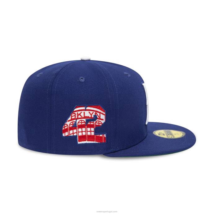 FFTN1021 New Era boné ajustado brooklyn cyclones milb azul royal escuro 59fifty