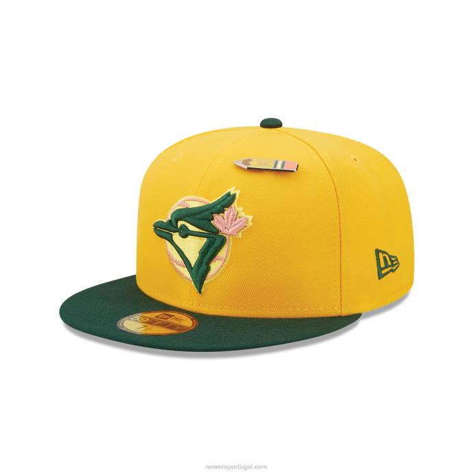 FFTN1022 New Era toronto blue jays boné amarelo 59fifty de volta às aulas
