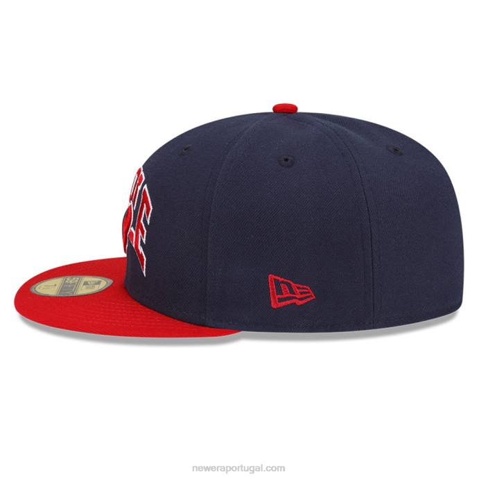 FFTN1024 New Era Boné houston texans x grampo navy 59fifty