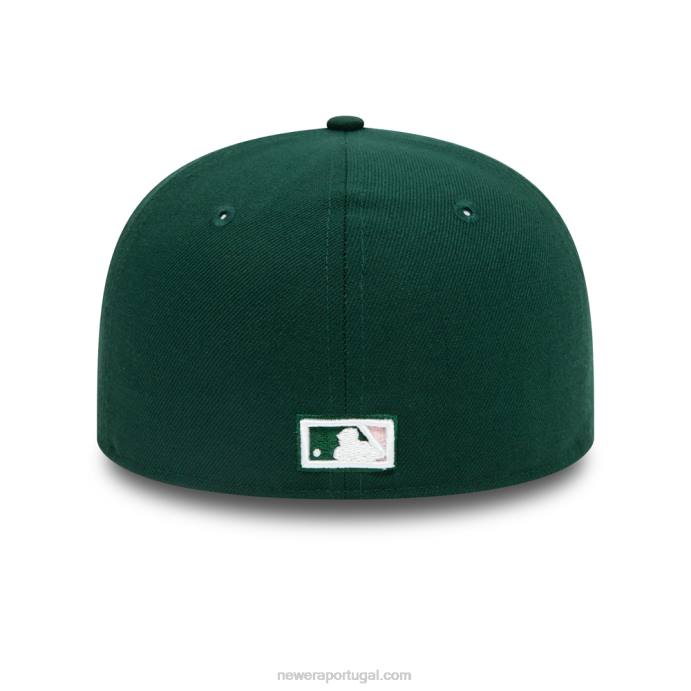 FFTN1026 New Era la dodgers mlb world series boné verde 59fifty