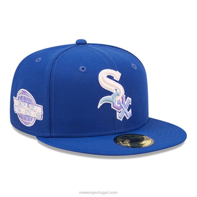 FFTN1029 New Era chicago white sox mlb nightbreak team blue 59fifty boné justo