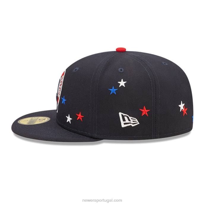 FFTN1030 New Era Boné boston celtics nba americana navy 59fifty