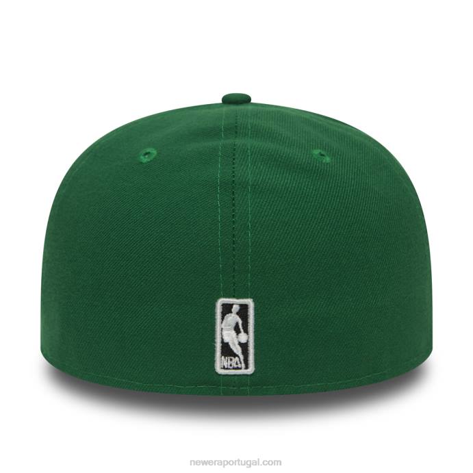 FFTN1035 New Era Boné Boston Celtics Essential Green 59Fifty