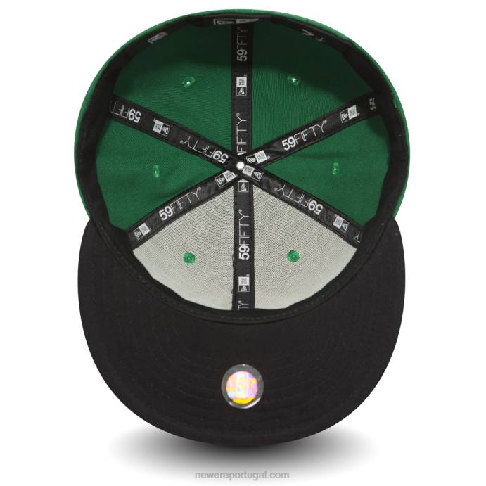 FFTN1035 New Era Boné Boston Celtics Essential Green 59Fifty