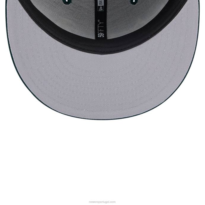 FFTN1036 New Era boné Oakland Athletics Alpha Industries x mlb verde 59fifty