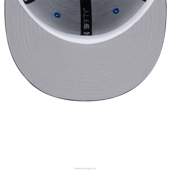 FFTN1038 New Era Boné New York Yankees Tritone Team Blue 59Fifty