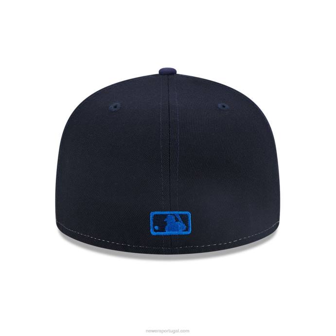FFTN1038 New Era Boné New York Yankees Tritone Team Blue 59Fifty