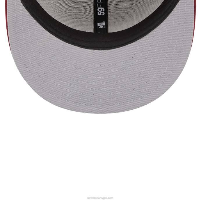 FFTN1040 New Era boné justo colorado rockies zodiac red 59fifty