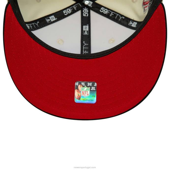 FFTN1047 New Era boné tampa bay buccaneers branco 59fifty