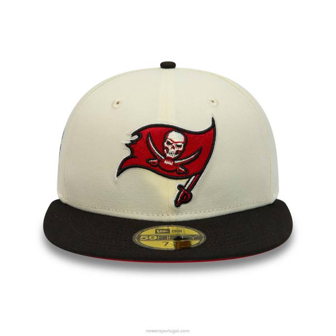 FFTN1047 New Era boné tampa bay buccaneers branco 59fifty