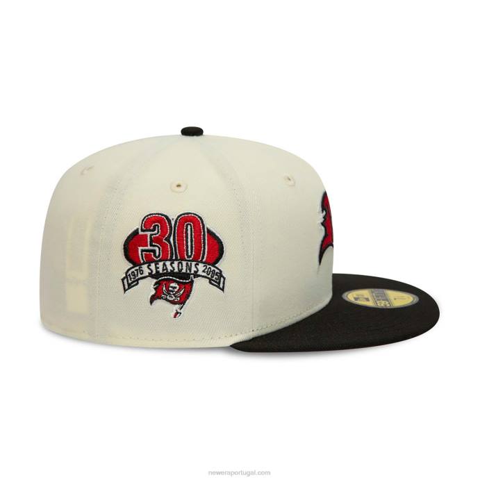 FFTN1047 New Era boné tampa bay buccaneers branco 59fifty