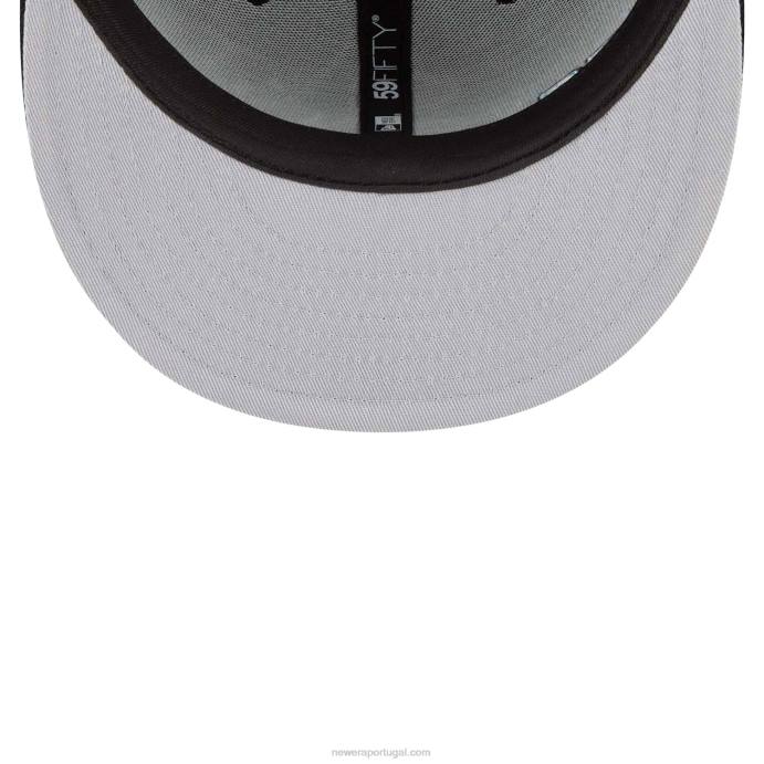FFTN1048 New Era Boné Chicago White Sox Stateview Preto 59Fifty