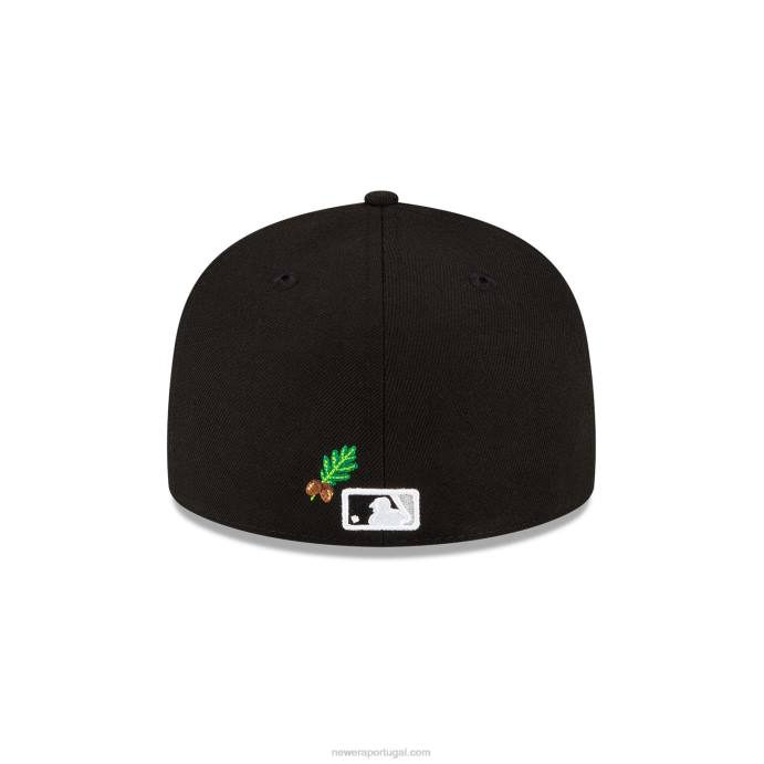 FFTN1048 New Era Boné Chicago White Sox Stateview Preto 59Fifty
