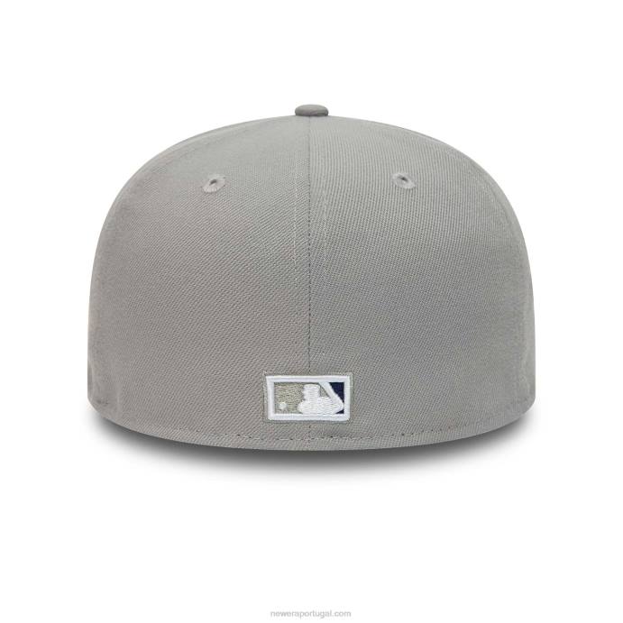 FFTN1050 New Era san diego padres grey basics 59fifty boné justo