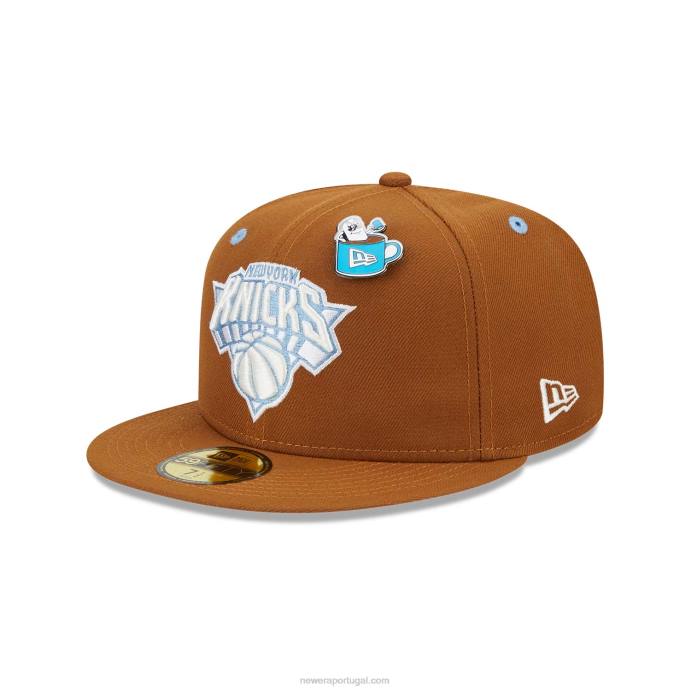 FFTN1054 New Era Boné New York Knicks Hot Cocoa 59Fifty