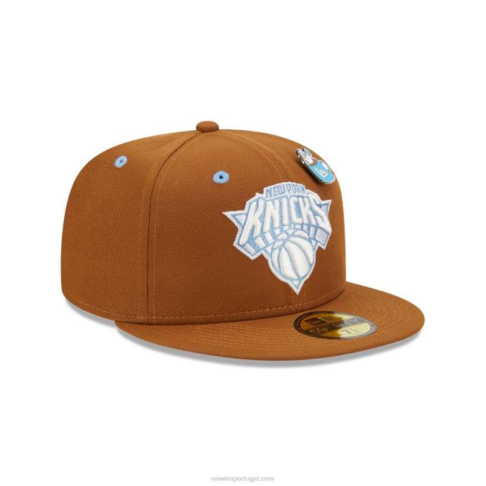 FFTN1054 New Era Boné New York Knicks Hot Cocoa 59Fifty