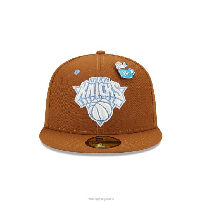 FFTN1054 New Era Boné New York Knicks Hot Cocoa 59Fifty
