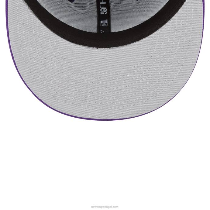 FFTN1055 New Era boné la lakers feltro x nba roxo 59fifty