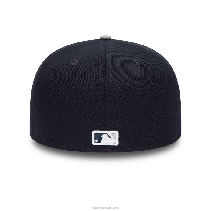 FFTN1057 New Era New York Yankees MLB pin badge navy 59fifty boné justo