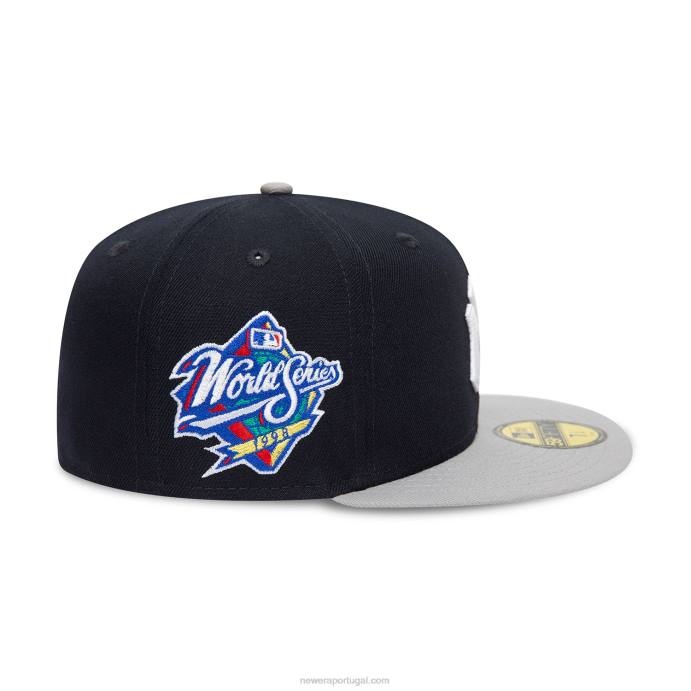 FFTN1057 New Era New York Yankees MLB pin badge navy 59fifty boné justo
